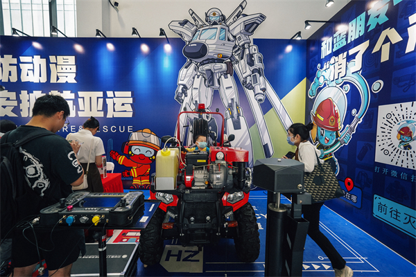 浙江消防卡通展位閃耀第十九屆中國國際動漫節，安全知識“破圈”新嘗試
